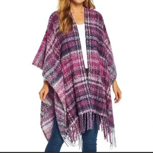 WOOLRICH Plaid Cozy Blanket Wrap
One size